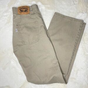 Levi's Khaki 514 Straight Fit Youth Jeans-Size 14 Reg